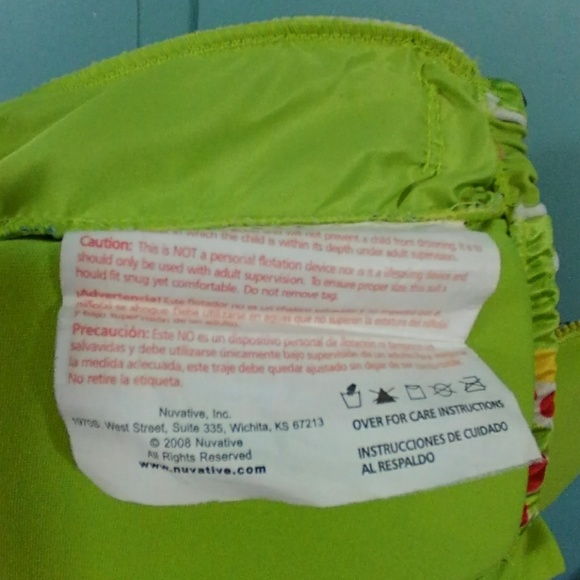 Childs Zip Back Swim Vest X Small Sz 2 - 4 - Picture 5 of 8